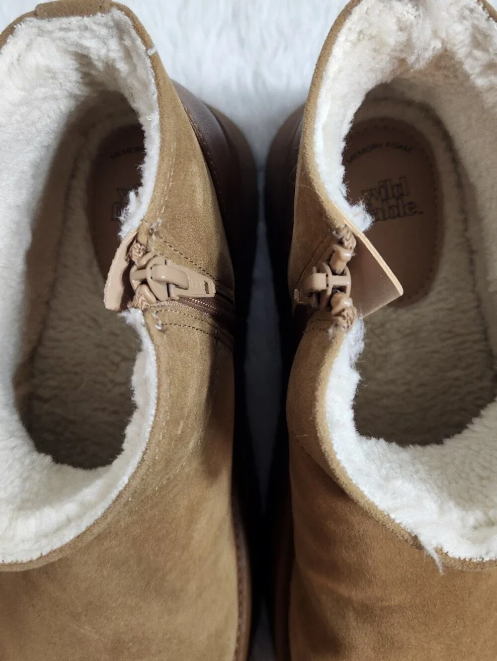 Wild Fable Faux Fur Lined Ankle Booties